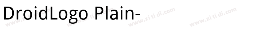 DroidLogo Plain字体转换